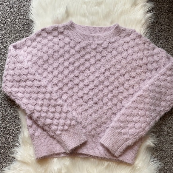 Forever 21 Sweaters - Crop Sweater Cozy Purple Lavender Sweater
